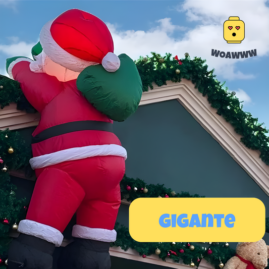 Santa inflable gigante